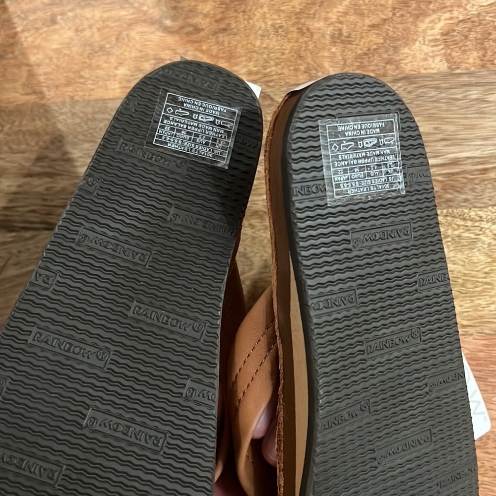 Rainbows wide strap Tan - Picture 7 of 11